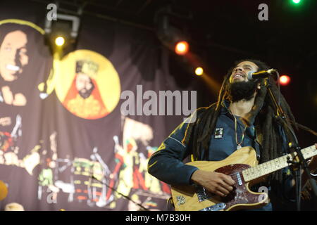 Manchester, UK. 9th March, 2018. The Wailers perform live at Manchester Academy. Credit: Simon Newbury/Alamy Live News Stock Photo