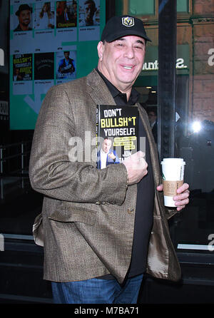 New York, NY, USA. 9th Mar, 2018. Jon Taffer at Build Series promoting his new book 'Don't Bullsh*t Yourself! on March 9, 2018. Credit: Rw/Media Punch/Alamy Live News Stock Photo