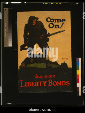 Come on! Buy more Liberty Bonds - Walter Whitehead 1918. LCCN2003652828 Stock Photo