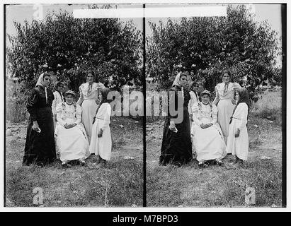 Costumes, characters, etc. Nazareth bride LOC matpc.01236 Stock Photo