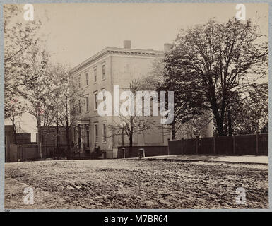 House occupied by Jefferson Davis, Richmond, Va., April, 1865 LCCN2014645900 Stock Photo