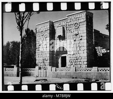 Damascus. St. Paul's Wall, restored LOC matpc.00667 Stock Photo