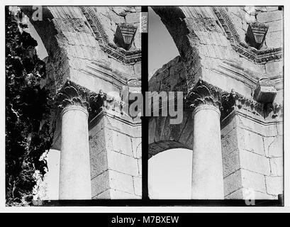 Acanthus-leaf Capital, Church of Kalat Siman LOC matpc.06163 Stock Photo