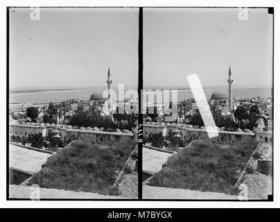 Along the sea coast. Mosque of Jezzar Pasha LOC matpc.05573 Stock Photo