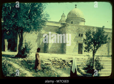 Mount of Olives, Bethphage and Bethany. Mt. of Olives, Church of the Lord's Prayer LOC matpc.22818 Stock Photo