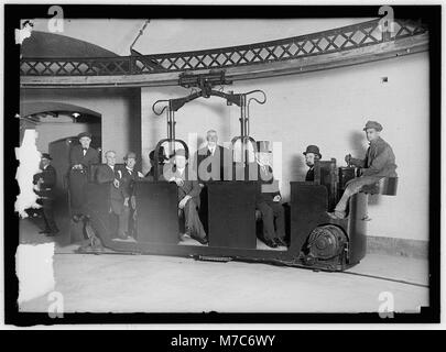 O'GORMAN, JAMES ALOYSIUS. SENATOR FROM NEW YORK, 1911-1917. 3RD FROM RIGHT, RIDING MONORAIL CAR LCCN2016864273 Stock Photo