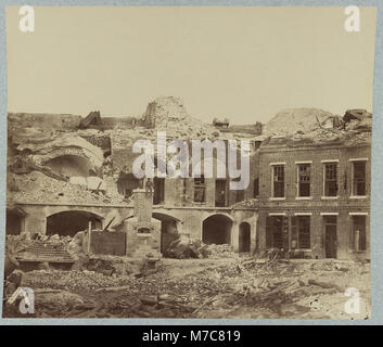 Interior view of Fort Sumter in 1864 (i.e. 1863) taken by a Confederate photographer LCCN2013651619 Stock Photo