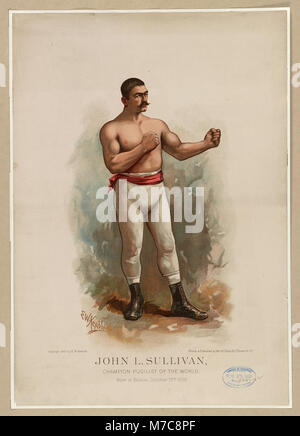 John L. Sullivan, champion pugilist of the world LCCN2003674652 Stock Photo