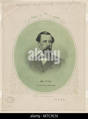 A portrait of William R. Roberts, President of the Fenian Brotherhood ...
