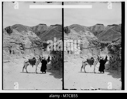 Egyptian views; Thebes. The Lybian desert LOC matpc.01560 Stock Photo