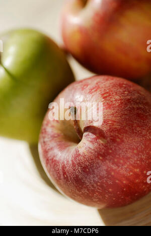 Download Tray With Fresh Green Apples On Wooden Background Stock Photo Alamy Yellowimages Mockups