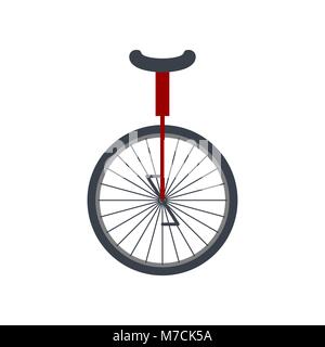 Monocycle isolated. Mono-bike For circus. vector illustration. Stock Vector