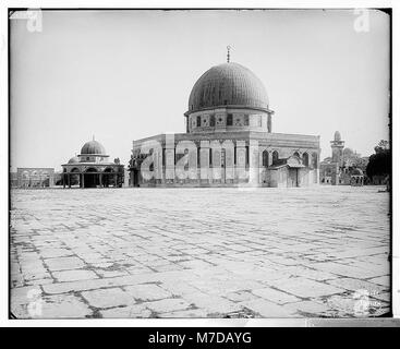 Jerusalem (El-Kouds). Mosque of Omar (i.e., Dome of the Rock) from the northeast LOC matpc.06629 Stock Photo