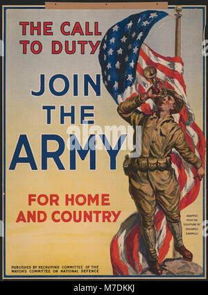 Join the Army The Call to Duty for Home and Country American First ...