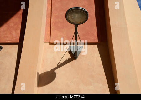 Contemporary Street Light or Modern Designer Street Lamp Aix-en-Provence France Stock Photo