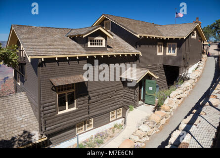 Historic Kolb Studio, Grand Canyon South Rim, Arizona, USA Stock Photo