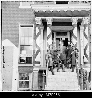 Petersburg, Virginia. Gen. Edward Ferrero and staff LOC cwpb.02836 Stock Photo