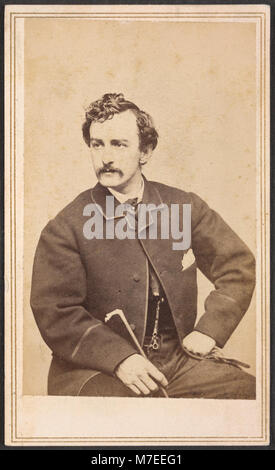 John Wilkes Booth. 1862. Booth (1838 – 1865) Was An American Stage ...