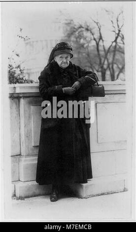 A portrait of Rebecca L. Felton, the first woman to serve in the U.S ...