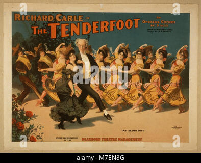 Richard Carle in The tenderfoot an operatic comedy in 3 acts - book by Richard Carle ; music by H.L. Heartz. LCCN2014635752 Stock Photo