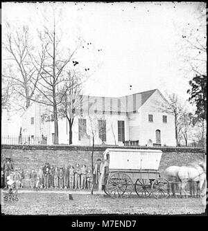 Richmond, Va. St. John's Church and graveyard from street LOC cwpb.02900 Stock Photo