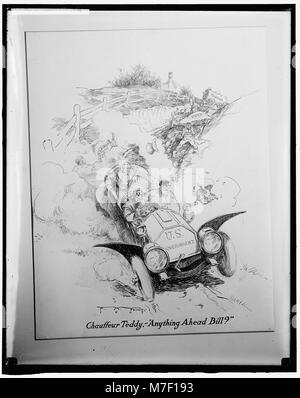 A historical image depicting President William H. Taft leaving the ...