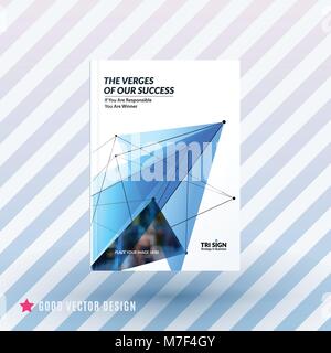 Design of brochure, abstract annual report, cover modern Stock Vector