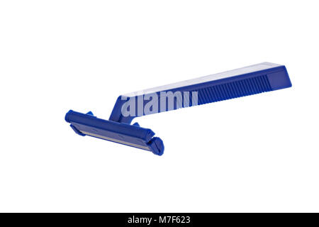 Disposable shaving machine isolated on a white background isolated Stock Photo
