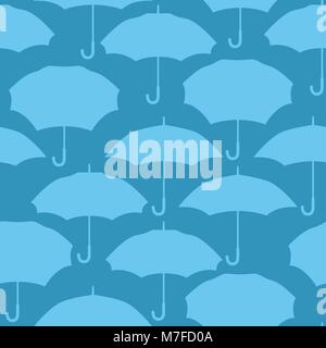 Seamless pattern with umbrellas for background design Stock Vector