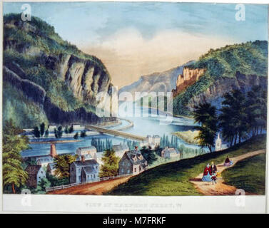 View of Harpers Ferry, Va.- (from the Potomac side.) LCCN2002698125 Stock Photo