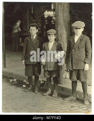 Wilson Dry Goods Company, large department store. Employs large number of youngsters as cashboys and wrappers. Counted seven apparently 9 to 12 years old, one 9 and other 10. Week's work LOC nclc.04825 Stock Photo