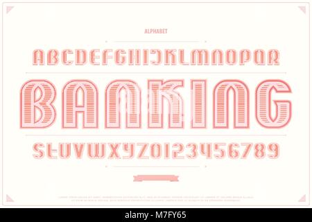 Bank Note Style bank note style alphabet letters and numbers. vector, money font type ...