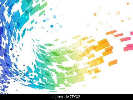 Abstract colorful background, geometric design Stock Vector