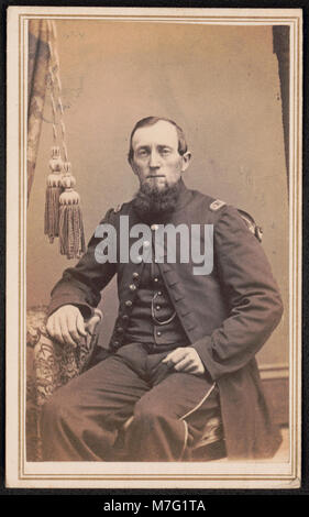 Captain Cyrus Thomas of Co. F, 103rd Pennsylvania Infantry Regiment in uniform) - Photographed by Keet & Gemmill, Corner Third and Market Sts., Harrisburg, Pa LCCN2016646213 Stock Photo