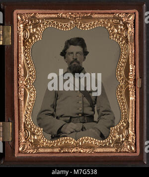 Unidentified soldier in Confederate uniform LCCN2016652804 Stock Photo