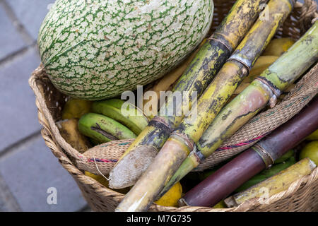 Oaxaca, Oaxaca, Mexico - Members of indigenous communities throughout the state of Oaxaca displayed foods they grow during the DÃa Internacional de l Stock Photo