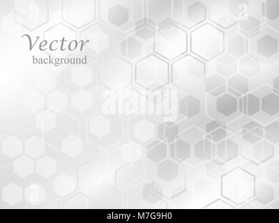 Abstract hexagon background. Pattern design. Vector illustration. Stock Vector