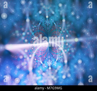 Abstract fractal background, computer generated abstract background Stock Photo