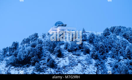 Aksla viewpoint in winter , alesund, Norway Stock Photo