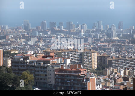 Barcelona's city landscape Stock Photo