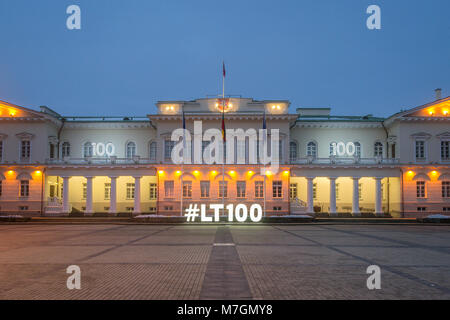 Vilnius Palace - Lithuania Stock Photo