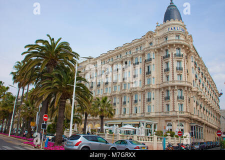 Hotel Carlton Intercontinental, Cannes, french riviera, South France, France, Europe Stock Photo