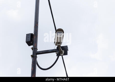 The CCTV cameras system installed at the intersection Stock Photo - Alamy