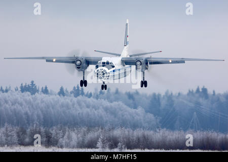 An-30 reconnaissance aircraft of the Russian Air Force. Stock Photo