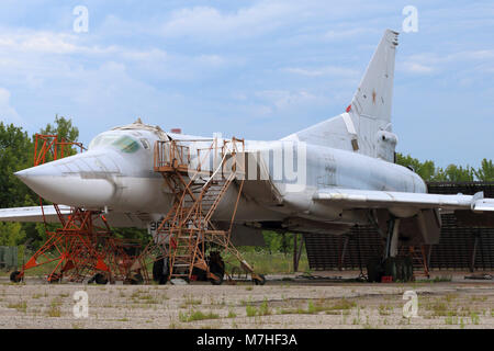 Tu-22M-3 strategic bomber of the Russian Air Force. Stock Photo