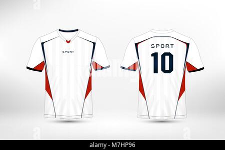 Blue and white sport football kits, jersey, t-shirt design