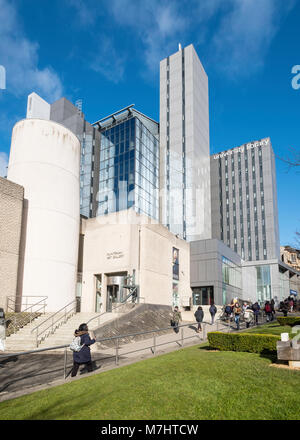 View of the Hunterian Art Gallery and  University Library at Glasgow University in Scotland, United Kingdom Stock Photo