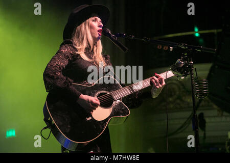 San Francisco, USA. 07th Mar, 2018. ZZ Ward performs on March 7, 2018 at the Regency Ballroom in San Francisco, California. Credit: The Photo Access/Alamy Live News