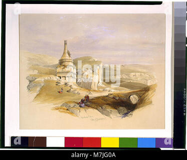 A photograph of Absalom's Tomb in Jerusalem, captured by photographer ...