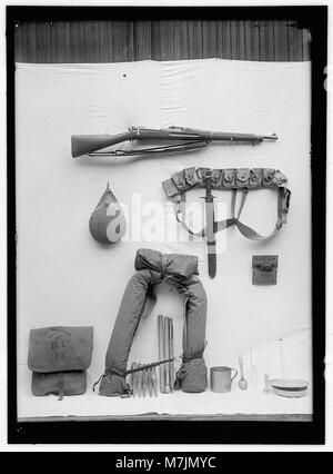 Members of the D.C. Reserve Officers Training Camp transported their military kit to Plattsburg for training. This image captures the preparations and mobilization efforts for the camp. Stock Photo